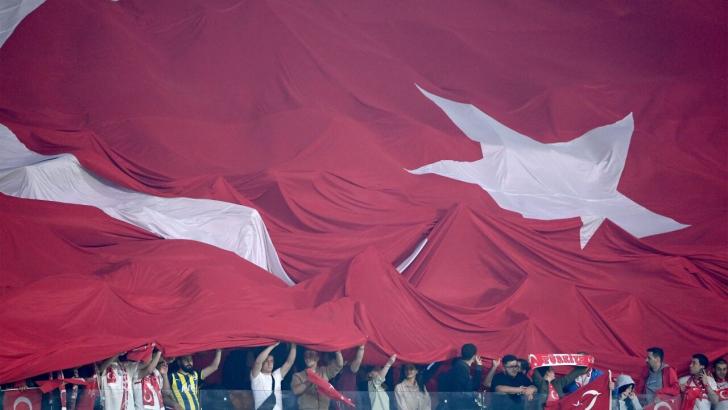 Turkey football flag